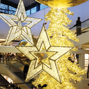 Etoile lumineuse "Waterloo" - leds blanc chaud - 300 x 310 x 30 cm - 24V