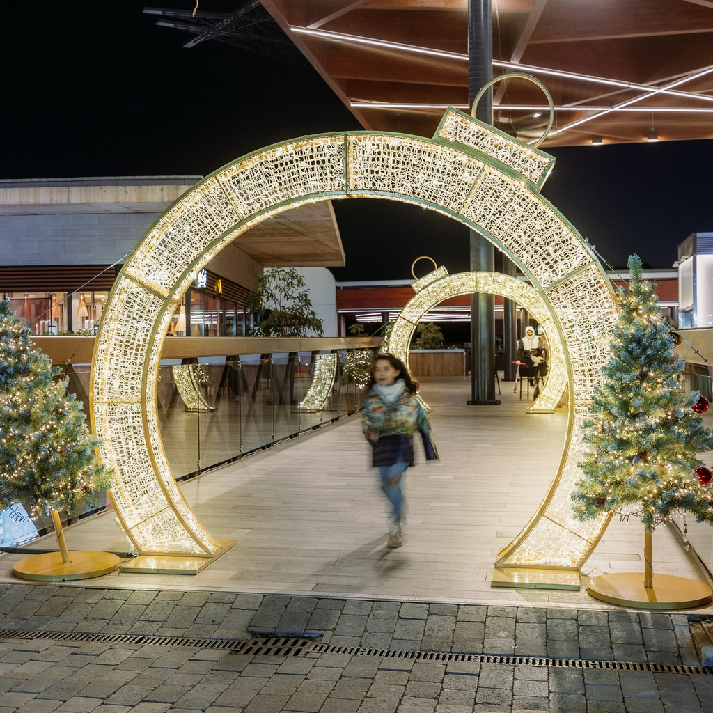 Arche illuminée "Otaki" - leds blanc chaud - 270 x 310 x 20 cm - 24V