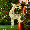 Renne lumineux "Waterloo" - leds blanc chaud - 120 x 65 x 15 cm - 24V