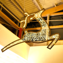 Renne lumineux "Waterloo" - leds blanc chaud - 140 x 105 cm - 24V