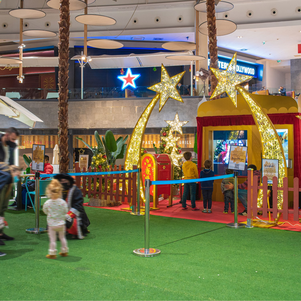 Etoile filante illuminée "Tropea" - leds blanc chaud - 315 x 165 cm - 24V