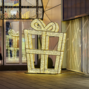 Cadeau illuminé "Oakdale" - leds blanc chaud - 260 x 220 x 30 cm - 24V