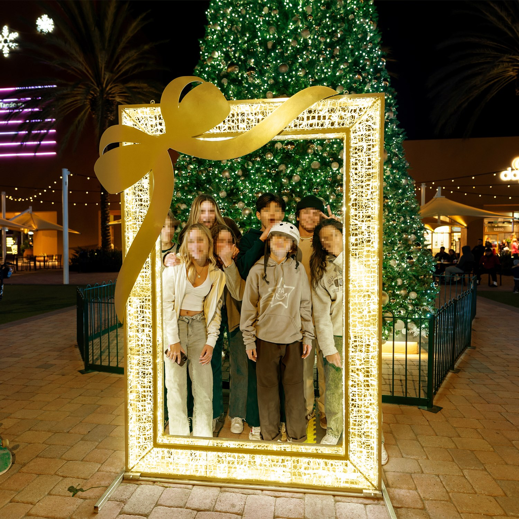 Cadre illuminé "Hanna" - leds blanc chaud - doré - 235 x 170 x 10 cm - 24V