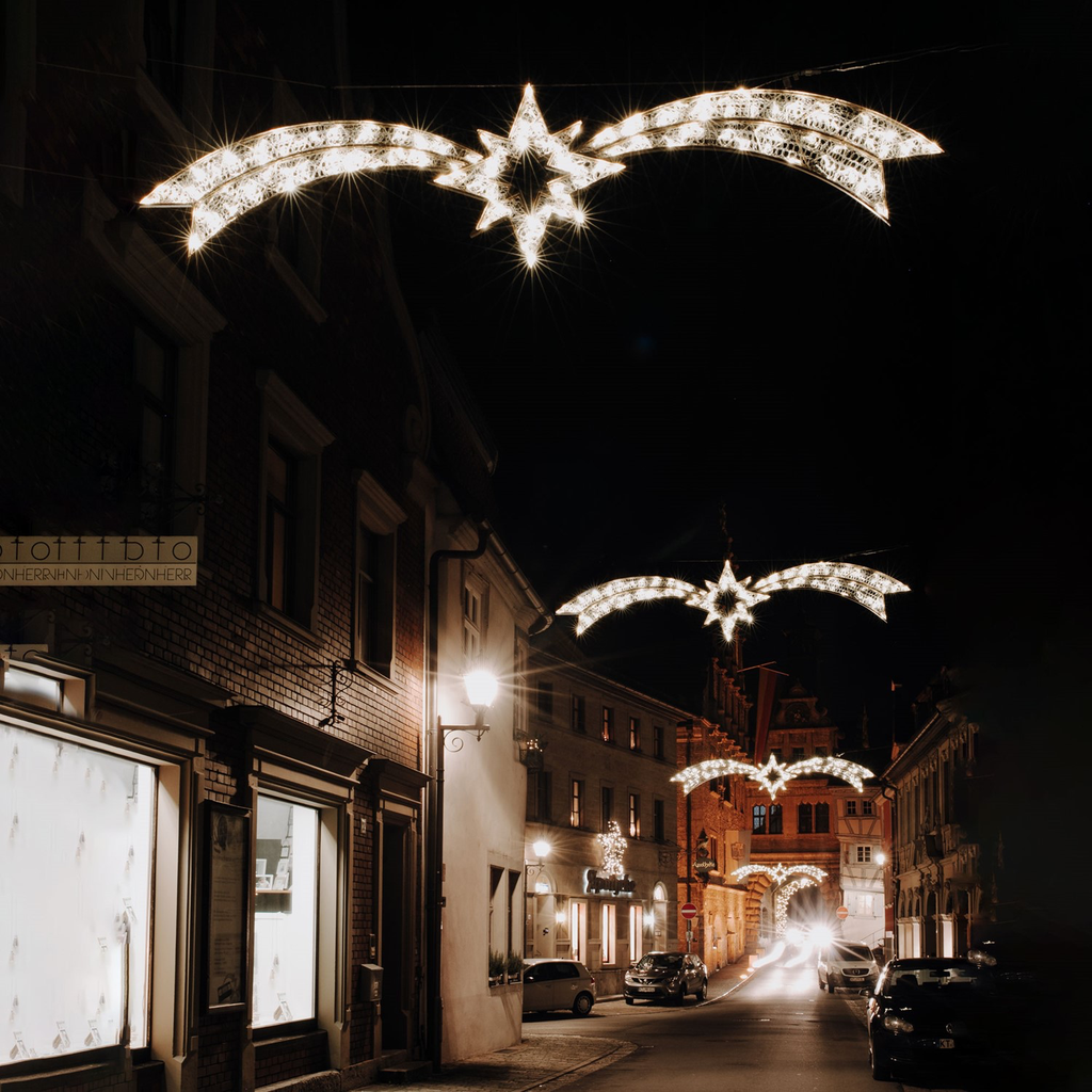 Motif lumineux "Towson" - leds blanc chaud - 80 x 325 cm - 24V