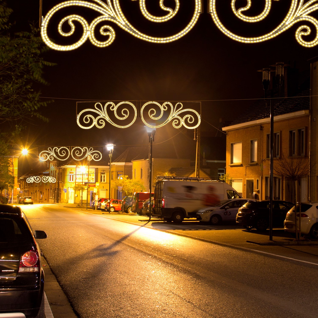 Motif lumineux "Sola" - leds blanc chaud - 180 x 80 cm - 230V