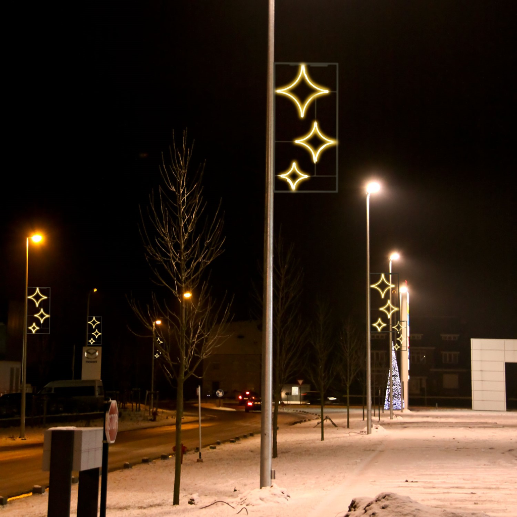 Motif lumineux "Loma" - leds blanc chaud - 75 x 150 cm - 24V