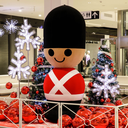 Soldat "Andrew" - rouge et noir - 250 x 90 x 90 cm - 230V