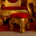 Tabouret de Noël "Loretto" - 40 x 40 x 40 cm