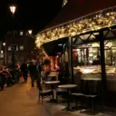 Icicle flash caoutchouc - 3 x 0.7 m - 150 leds blanc chaud (30 flash) - fil blanc - 230V