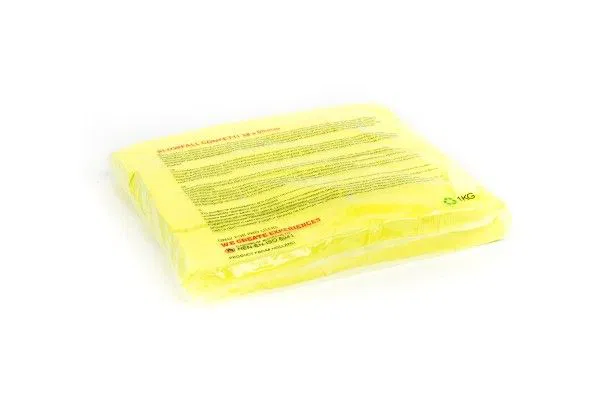 Slowfall UV Confetti Rectangles 55x17mm- Fluo Yellow (Piece)