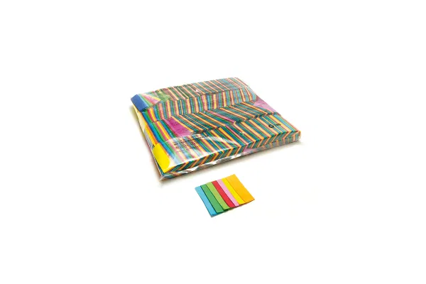 Slowfall Confetti Rectangles 55x17mm - Multicolor