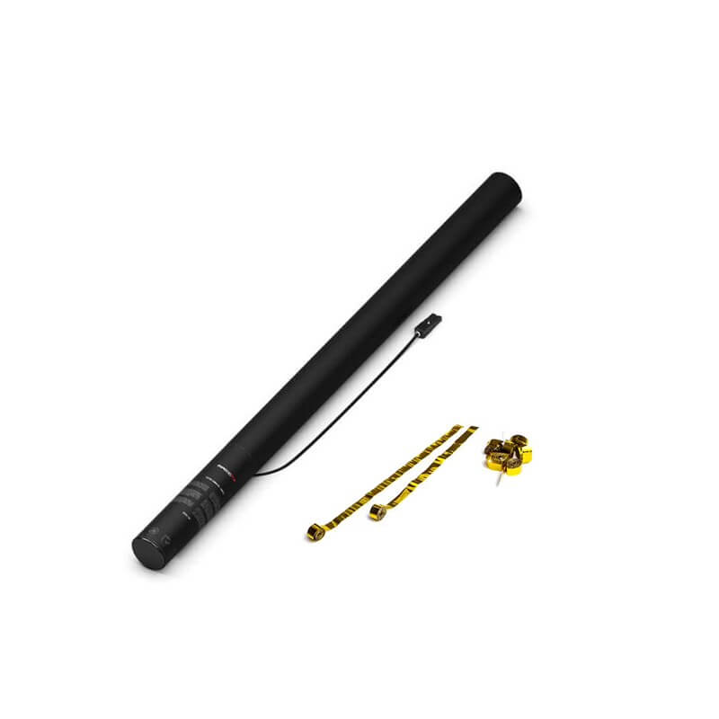 CANON CONFETTI Electrique : 80 CM Or  Metallic streamer